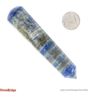 Lapis Lazuli Pointed Massage Wand - Medium #3 - 4" to 5"    from The Rock Space