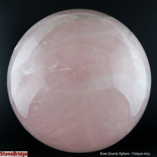 Rose Quartz Sphere U#23 - 4 1/4"    from The Rock Space