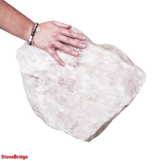 Rose Quartz Boulder U#10 - 20"3lbs    from The Rock Space