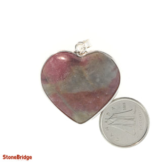 Rhodonite Heart Pendant    from The Rock Space