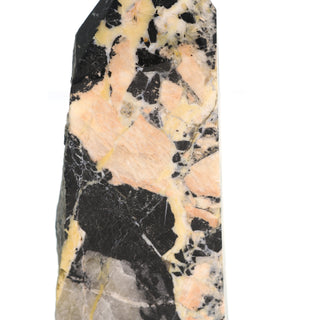 Black Tourmaline & Feldspar Cut Base, Polished Point Tower #3    from The Rock Space