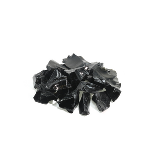 Obsidian Black Chips - 500g from The Rock Space