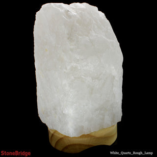 White Quartz Lamp - Extra Large - WHITE CORD    from The Rock Space