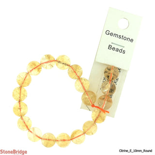 Citrine E Bead Strand (Enhanced)
