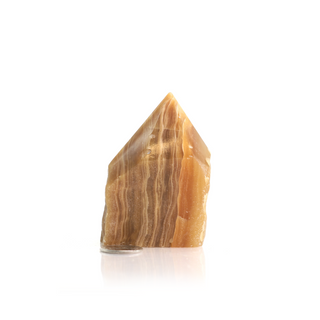 Calcite Golden Cut Base, Polished Point Tower #2    from The Rock Space