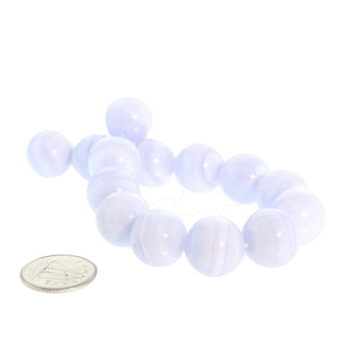 Agate Blue Lace Round Strand - 14mm    from The Rock Space