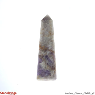 Amethyst Chevron Obelisk 4T 2 3/4" to 4 1/4"    from The Rock Space
