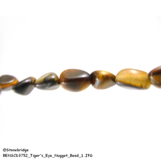 Tiger Eye Type #2 - Nugget Strand 15" Long    from The Rock Space