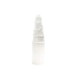 Selenite Tower Lamp - Extra Large 14” Tall    from The Rock Space