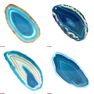 Agate Slices Drilled - 2 1/2" to 3 1/2"    from The Rock Space