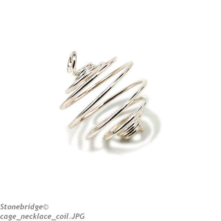 Silver Coil Cages Medium - 25mm- 20 Pack    from Stonebridge Imports