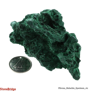 Fibrous Malachite Crystal #2 - 50g to 100g