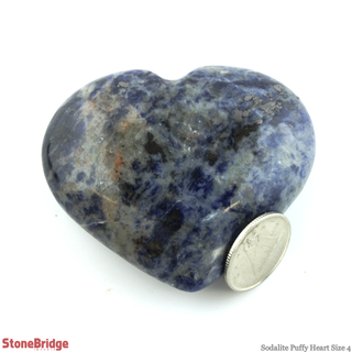 Sodalite Heart #4 - 1 3/4" to 2 3/4"    from The Rock Space