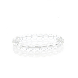 Clear Quartz Bead Bracelet 8mm   from The Rock Space
