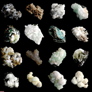 Zeolite Crystal Clusters - Box of 24 or 25    from The Rock Space