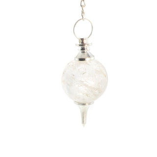 Ball & Point - Clear Quartz Pendulums    from The Rock Space