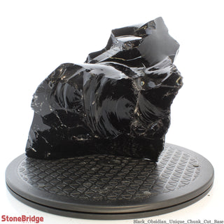 Obsidian Black Boulder Cut-Base U#11 - 9 1/2"    from The Rock Space