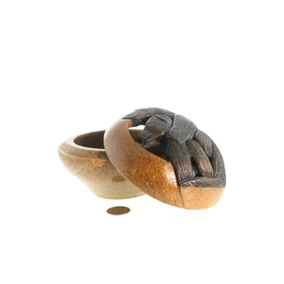 Soapstone Trinket Box - Carved - U#2 - 4" from The Rock Space