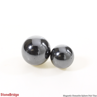 Hematite Magnetic Sphere Tiny - Pair    from The Rock Space