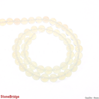 Opalite - Round Strand 15" - 8mm    from The Rock Space