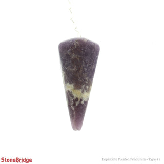 Lepidolite Pendulum 6 Facets & Ring    from The Rock Space