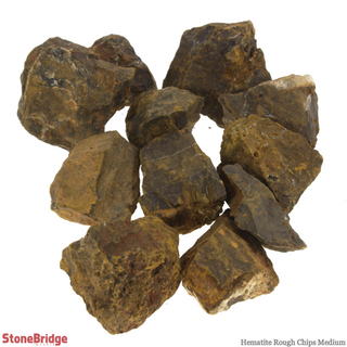 Brown Hematite Chips - Medium    from The Rock Space
