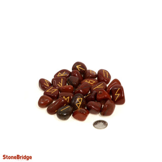 Red Jasper Runes Set    from The Rock Space