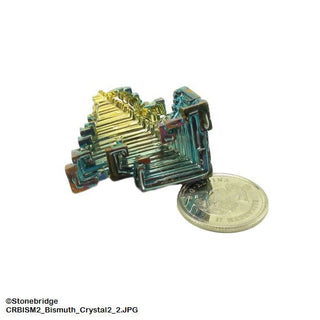 Bismuth Crystal (Lab Grown) #2 - 3/4" to 2"    from Stonebridge Imports