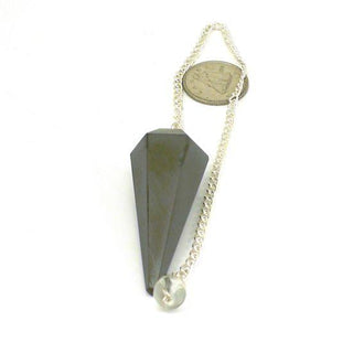 Hematite Pendulum 6 Facets & Bead    from The Rock Space