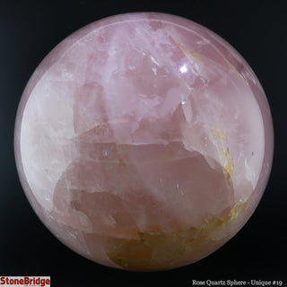 Rose Quartz Sphere U#19 - 4"    from The Rock Space