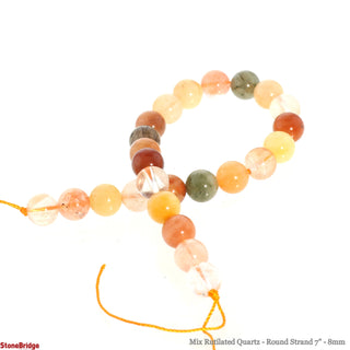 Rutilated Quartz Bead Strand