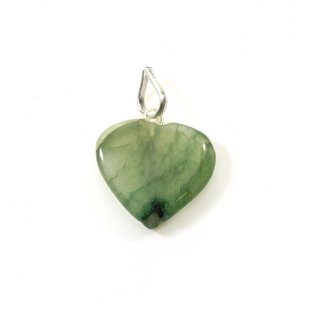 Green Aventurine Gemmy Heart Pendant    from The Rock Space