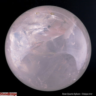 Rose Quartz Sphere U#17 - 3"    from The Rock Space