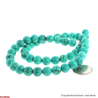 Turquoise Round Strand - 6mm Beads    from The Rock Space