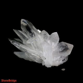 Lemurian Quartz Cluster U#3 - Super Clear - 19lb - 12" from The Rock Space
