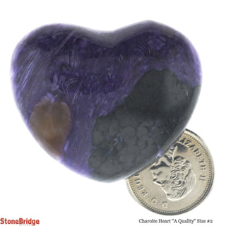 Charoite Heart #2    from The Rock Space