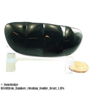 Rainbow Obsidian Double Heart - Double Heart Small    from The Rock Space