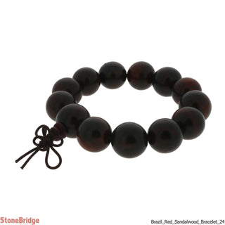 Mala Bracelet "Red Sandalwood" #24    from The Rock Space