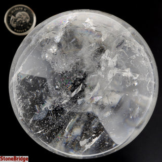 Clear Quartz E Sphere - Medium #2 - 2 3/4"    from The Rock Space