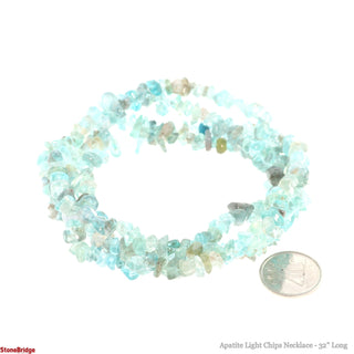 Apatite Light Chip Strands - 3mm to 5mm    from The Rock Space