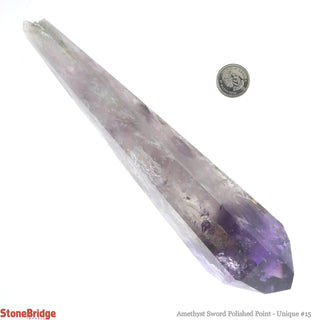 Amethyst Point Polished Sword U#15    from The Rock Space