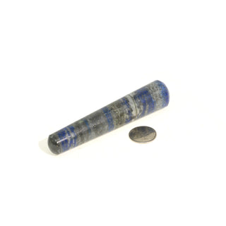 Lapis Lazuli A Rounded Massage Wand - Medium #2 - 3" to 4"    from The Rock Space