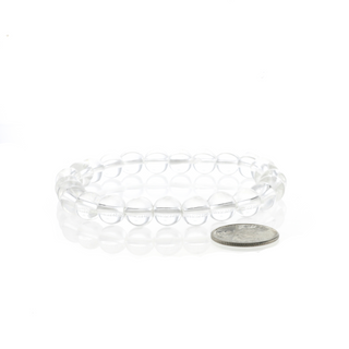 Clear Quartz Bead Bracelet from The Rock Space