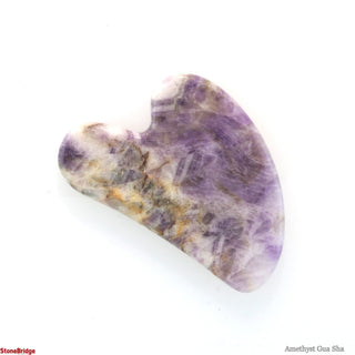 Amethyst Chevron Gua Sha Board Facial Tools    from The Rock Space