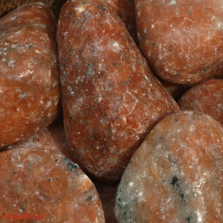 Orange Calcite Tumbled Stones - Brazil from The Rock Space