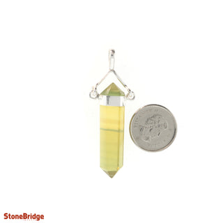 Fluorite Yellow Double Terminated Swivel Pendant    from The Rock Space