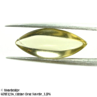 Citrine Gemstone - Navette Cut    from Stonebridge Imports