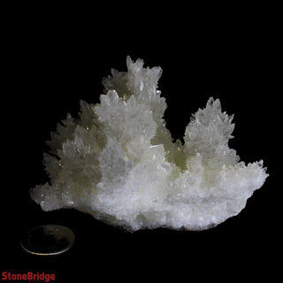 White Calcite Cluster #0