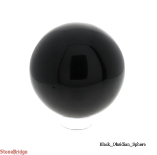 Black Obsidian Sphere - Jumbo #3    from The Rock Space