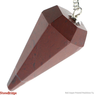 Red Jasper Pendulum 6 Facets & Bead    from The Rock Space